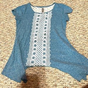 Knit Works shirt, Size L, worn lightly, very soft , no stains or tears.